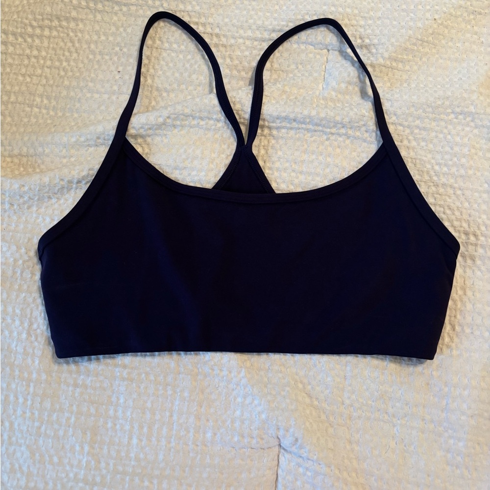 Vuori All The Feels Sports Bra- Jet; Size Medium- new without tags.